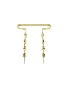 20 Lowrider Flat Twisted Bumper Front/Rear Gold.